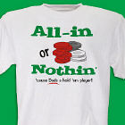Personalized Poker T-Shirt